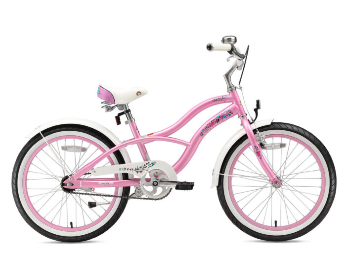 Bikestar kinderfiets Cruiser 20 inch roze