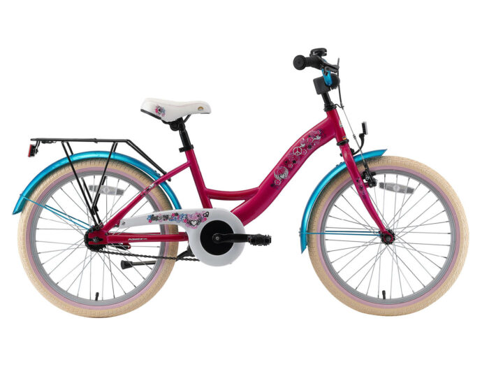 Bikestar kinderfiets Classic 20 inch paars/turquoise