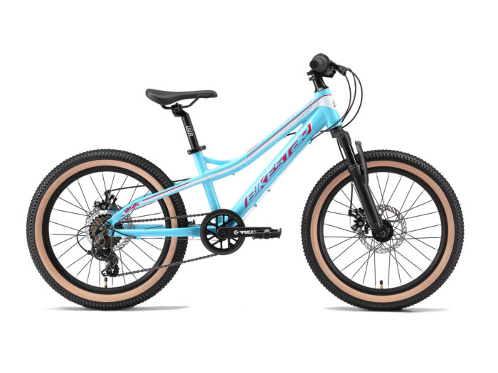 Bikestar kinderfiets MTB 7speed 20inch turquoise/wit
