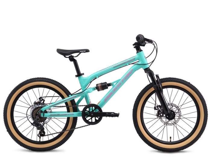 Bikestar kinderfiets MTB Fully 7speed 20 inch turquoise TK