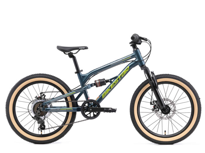 Bikestar kinderfiets MTB Fully 7speed 20inch petrol