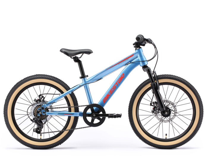 Bikestar kinderfiets MTB Staal 7speed 20inch blauw