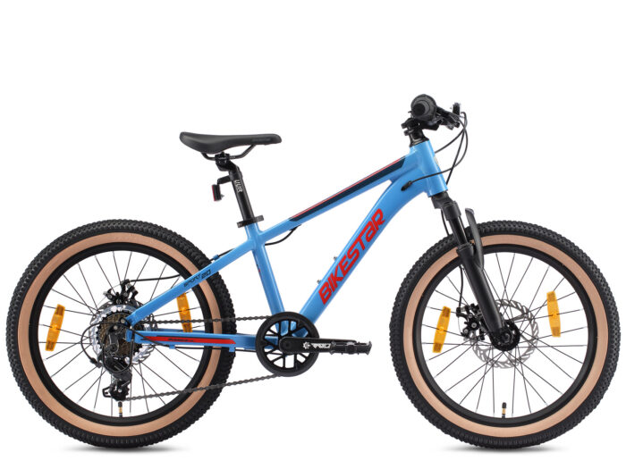 Bikestar kinderfiets MTB Sport 7speed 20 inch blauw/oranje