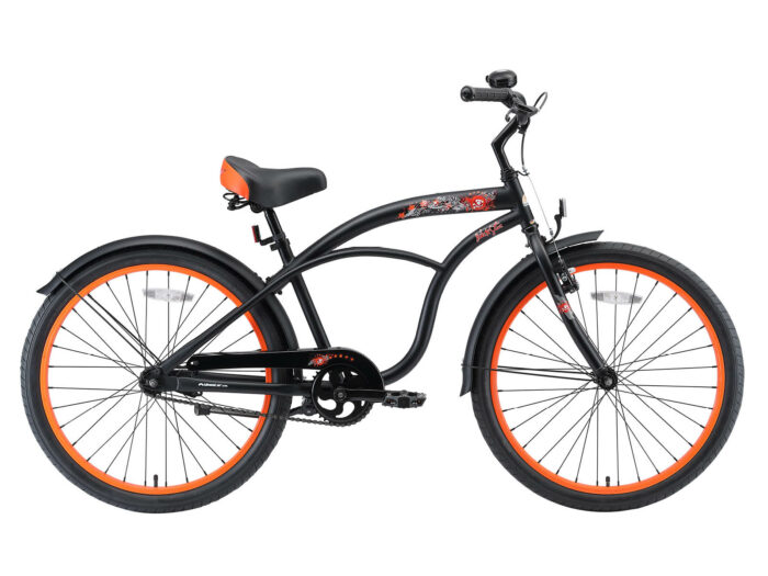 Bikestar kinderfiets Cruiser 24 inch zwart