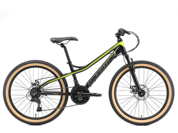 Bikestar hardtail MTB 21speed 24inch zwart/groen