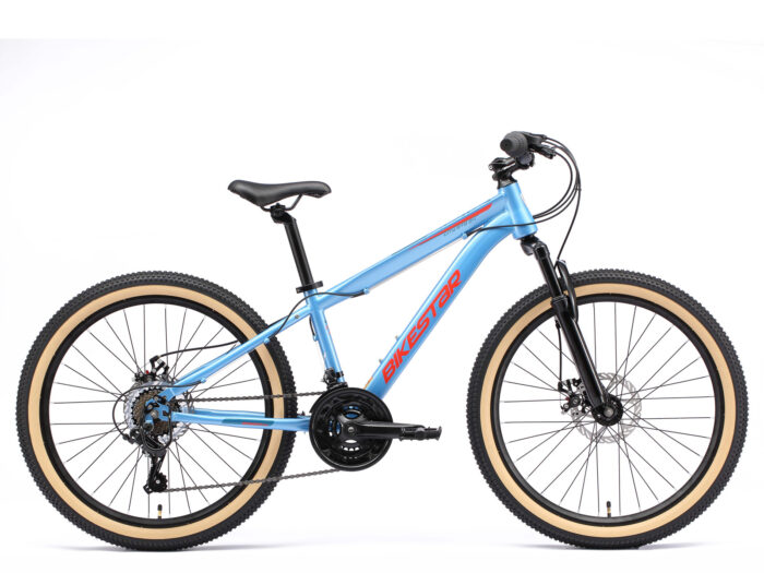 Bikestar MTB staal 21speed 24inch blauw