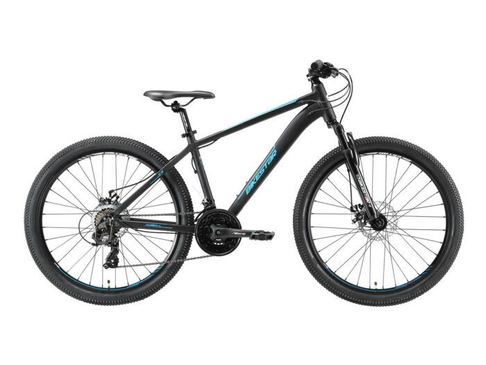 Bikestar Hardtail MTB Alu Sport M 26 inch 21 speed zwart/blauw