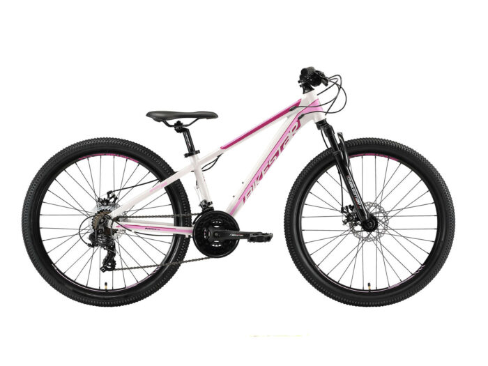Bikestar Hardtail MTB Alu Sport S 26 inch 21 speed wit/roze