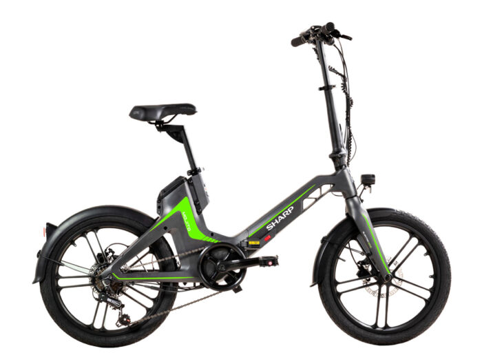 Sharp Mojito elektrische vouwfiets magnesium 10.4 Ah 20 inch