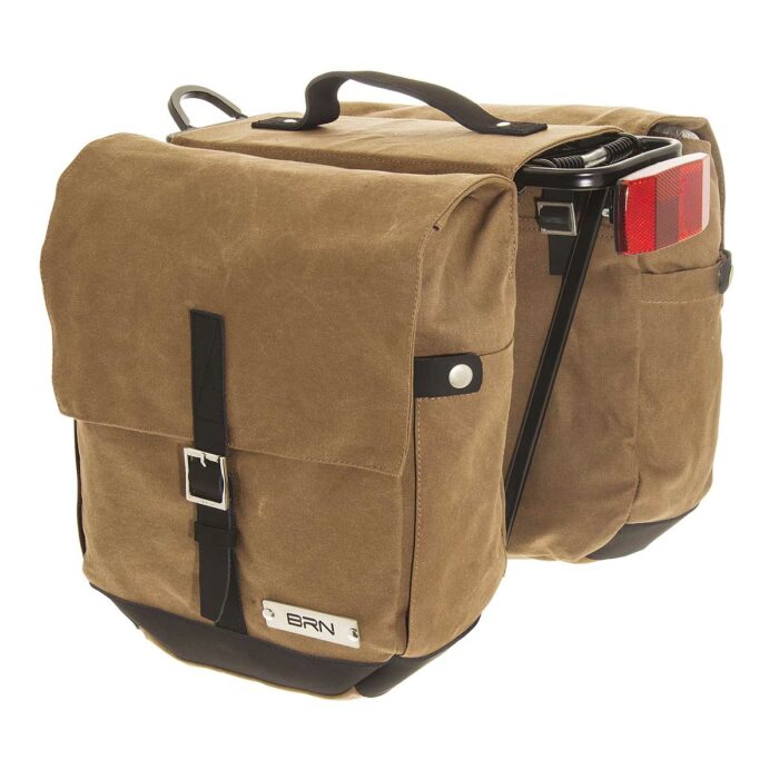 BRN Rider fietstassen 22 liter, bruin