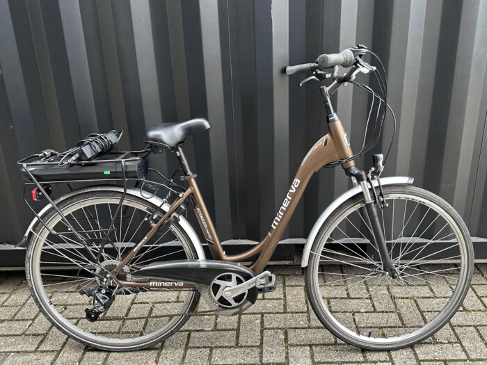 Minerva Voyager Comfort midmotor ebike  bruin refurbished C-keus
