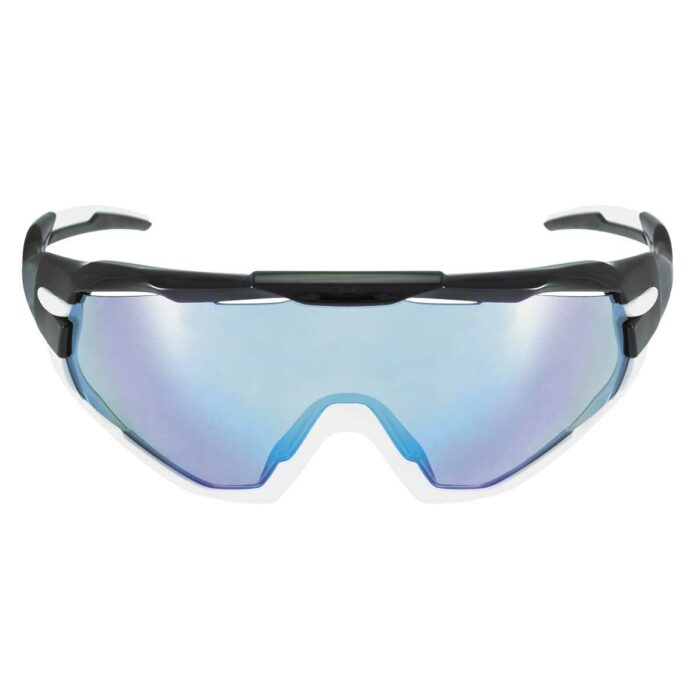 BRN RX01 fietsbril met 3 kleuren glazen, zwart/wit