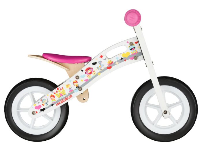 Bikestar, houten loopfiets, 10 inch wielen, prinses