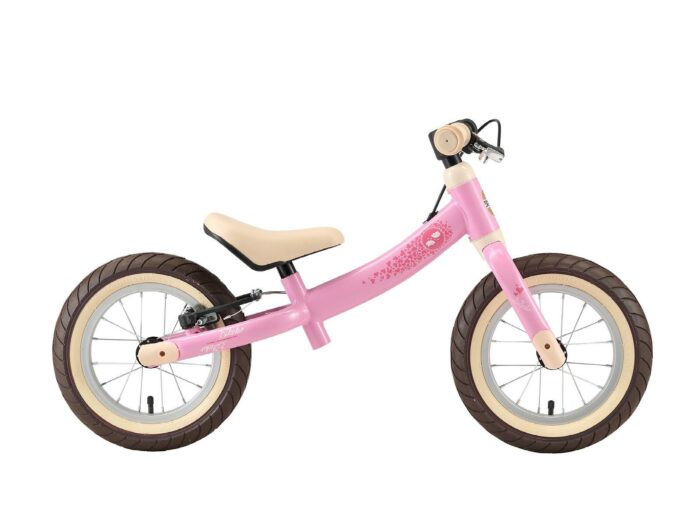 Bikestar meegroei loopfiets Sport 12 inch, lichtroze