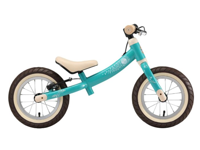 Bikestar meegroei loopfiets Sport 12 inch, turquoise vogel