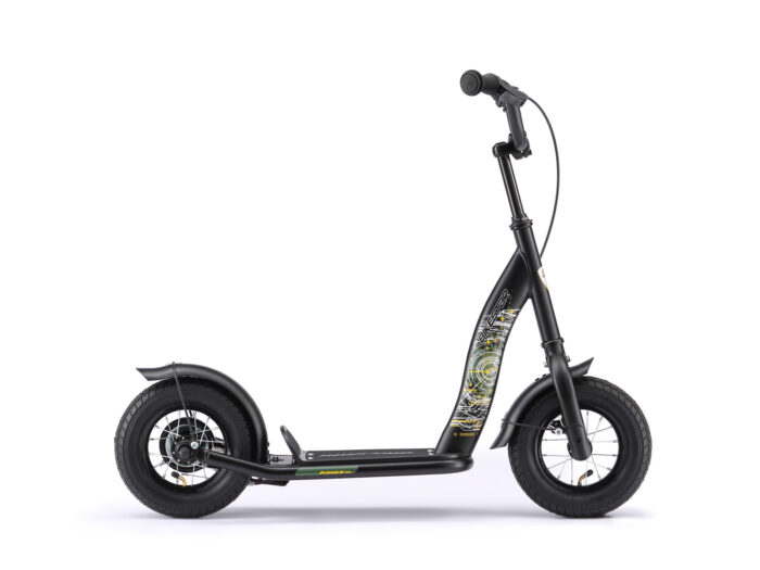 Bikestar Classic, autoped, 10 inch, zwart