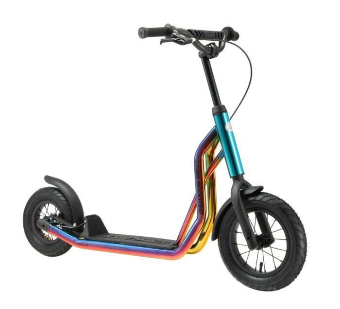 STAR SCOOTER autoped, 12 inch + 10 inch, chroom