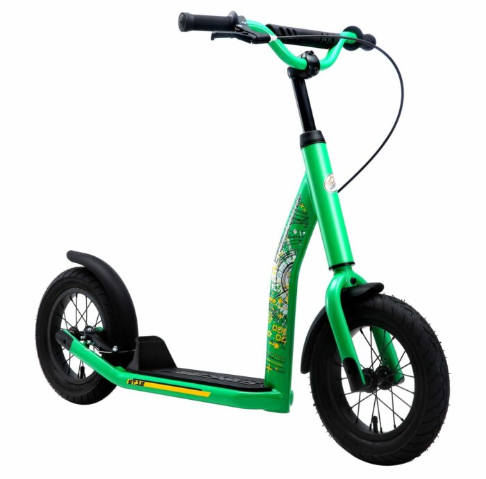 Bikestar autoped New Gen Sport 12 inch groen