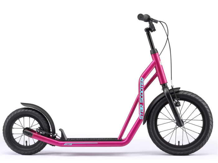 STAR SCOOTER autoped 16 inch + 12 inch, paars