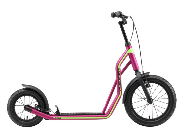 STAR SCOOTER autoped 16 inch + 12 inch, paars