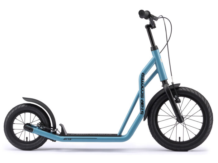 STAR SCOOTER autoped 16 inch + 12 inch, blauw