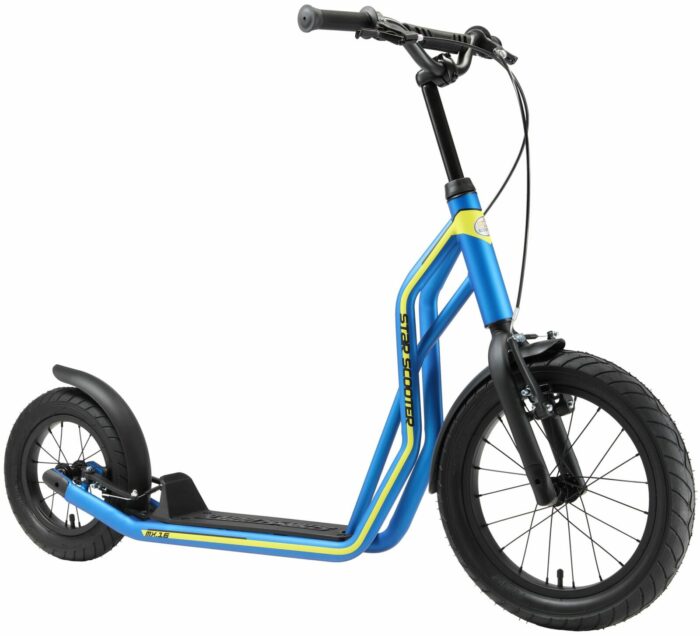 STAR SCOOTER autoped 16 inch + 12 inch, blauw