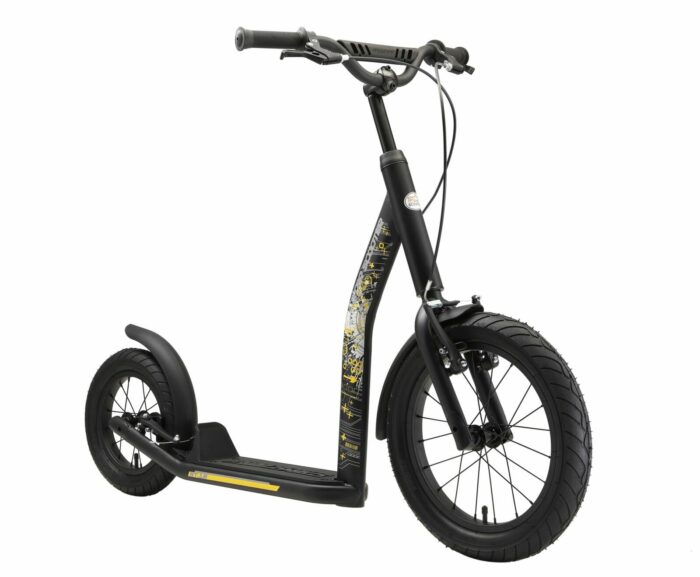 Bikestar autoped New Gen Sport 16 inch - 12 inch zwart