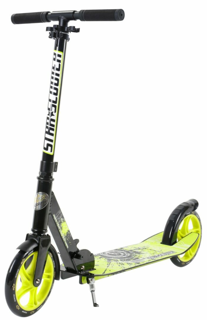 STAR SCOOTER Alu City vouwbaar 205mm XXL staplank zwart / groen