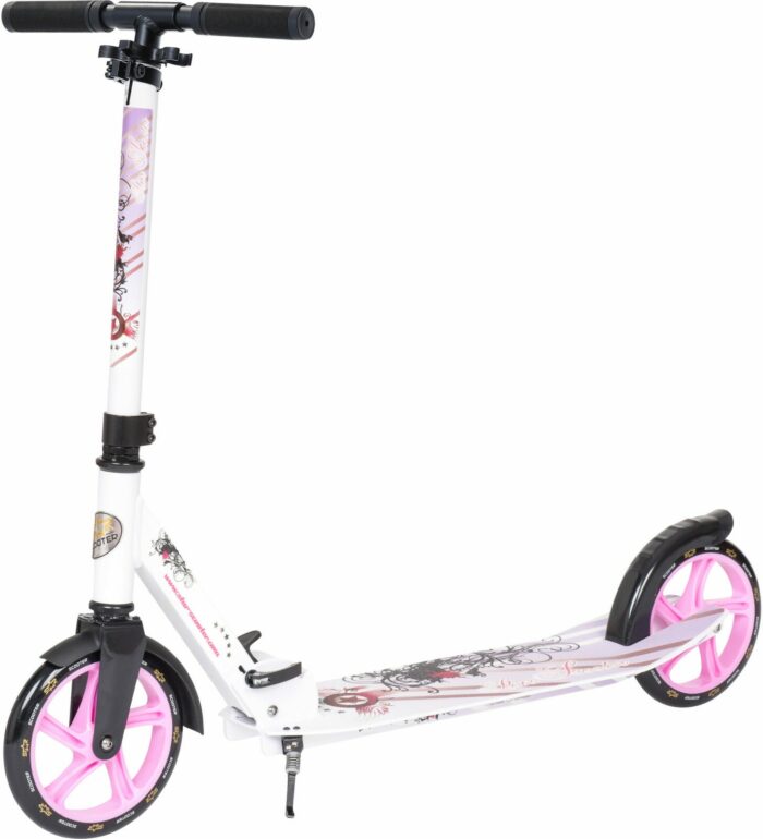 STAR SCOOTER Alu City vouwbaar 205mm XXL staplank wit / lila