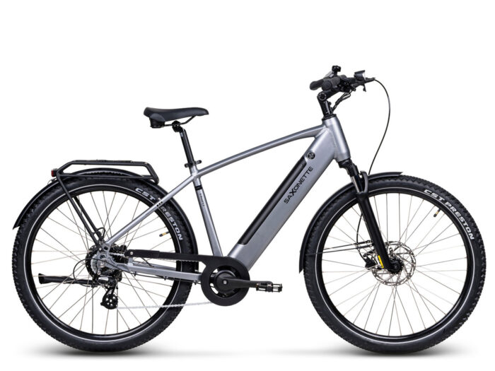 Saxonette X-ROAD 5.2 trekking ebike 7 sp 13Ah zilver