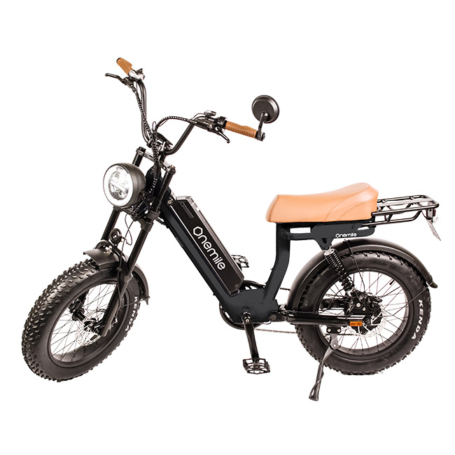 Speedpedelec, 45 km/u, elektrische damesbromfiets, Scrambler V, zwart SRM