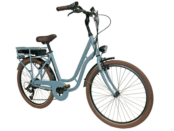 Villette Vintage retro elektrische fiets blauw