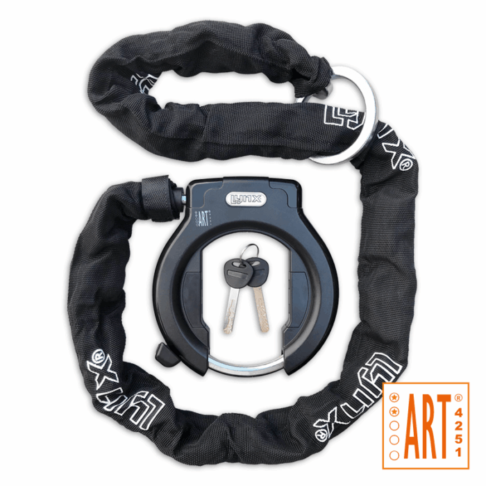 ART 2 Ringslot met ketting 120 cm