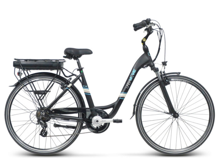 UrbanMove city ebike 13Ah 28 inch zwart
