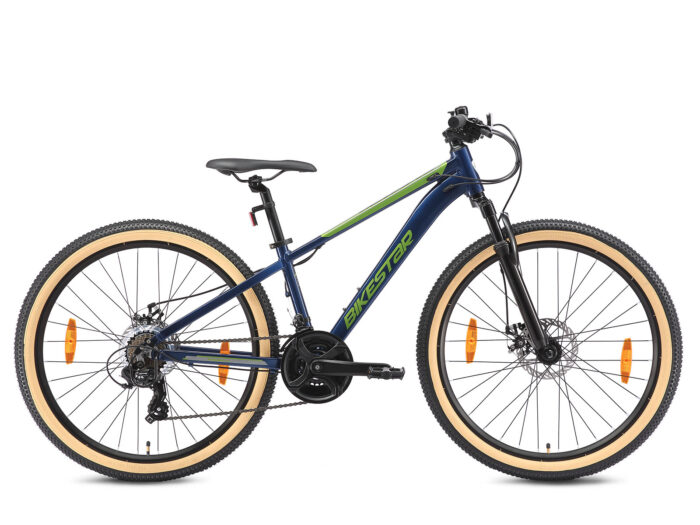 Bikestar Hardtail MTB Alu Sport S 26 Inch 21 Speed blauw