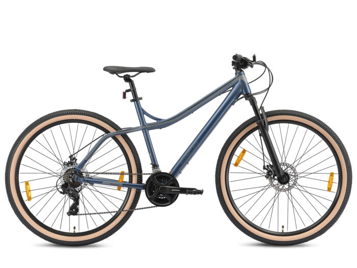 Bikestar Hardtail MTB Alu 29 inch 21 speed Blauwgrijs