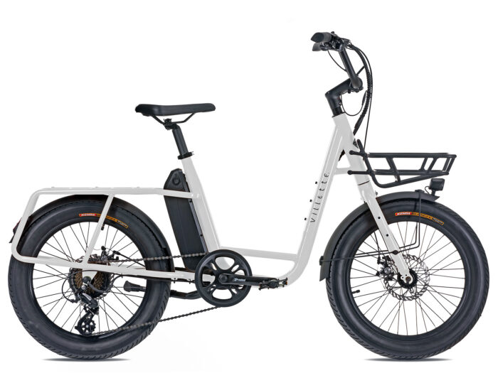Villette Citadin elektrische transportfiets staal city wit
