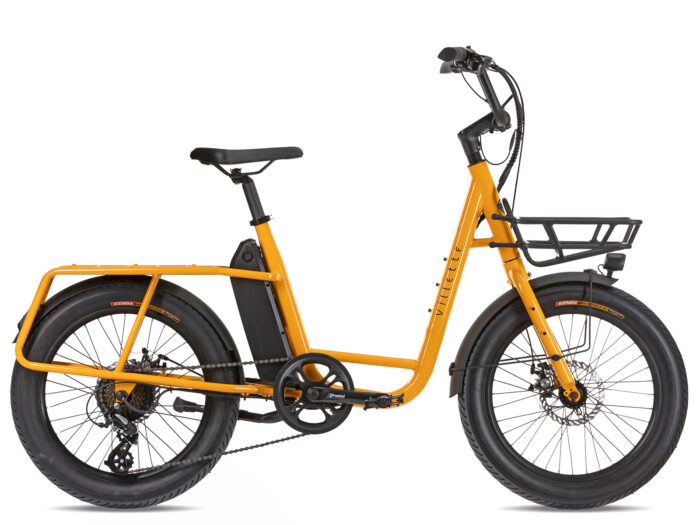 Villette Citadin elektrische transportfiets staal city geel