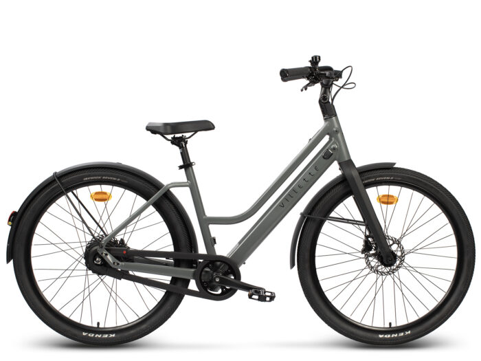 Villette Le Mouvement GL elektrische stadsfiets automaat 10 Ah grijs
