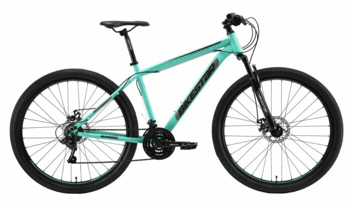 Bikestar Hardtail MTB Staal Medium 29 Inch 21 Speed Blauw
