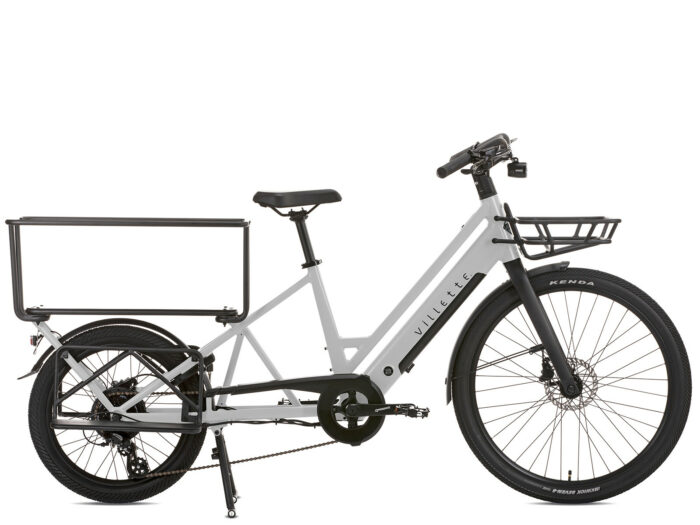 Villette La Famille elektrische longtail transportfiets 10 Ah wit