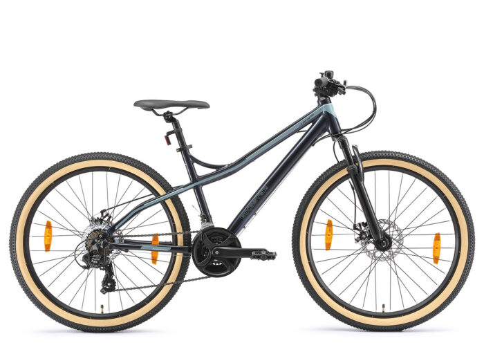 Bikestar Hardtail MTB Alu 26 inch 21 Speed Zwart/blauw
