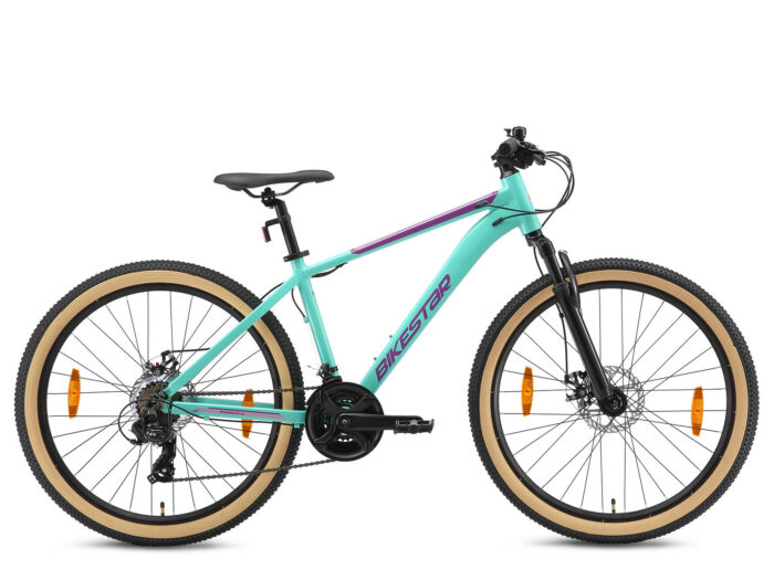 Bikestar Hardtail MTB Alu Sport M 26 Inch 21 Speed mintgroen