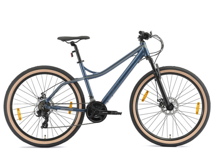 Bikestar Hardtail MTB Alu 27.5 Inch 21 Speed Blauw