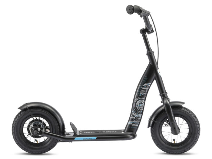 Bikestar Classic, autoped, 10 inch, zwart
