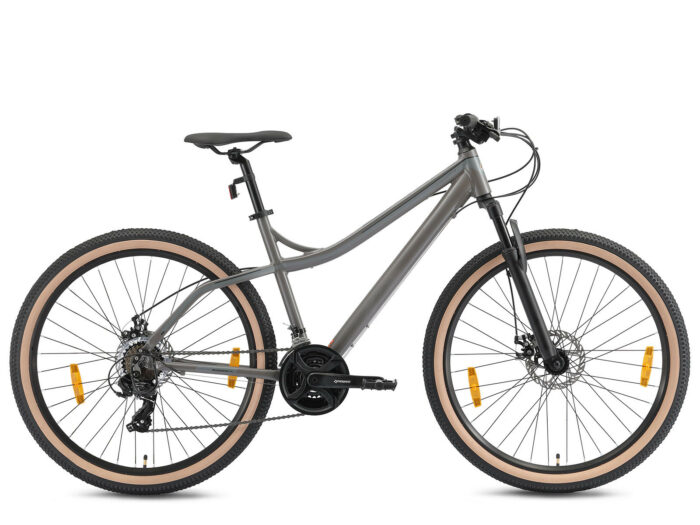 Bikestar Hardtail MTB Alu 27.5 inch 21 speed Grijs